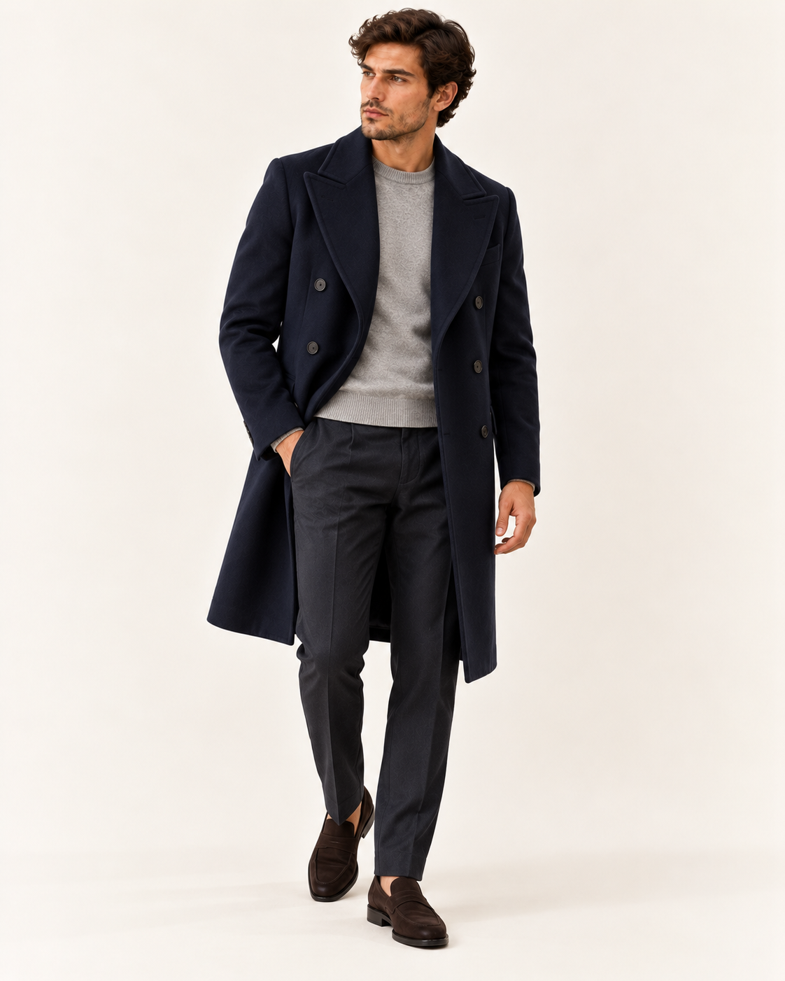 Manteau croisé Premium – Veladex