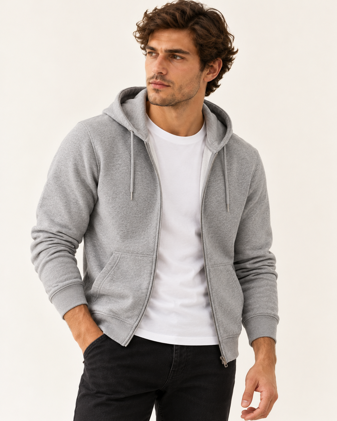 Sweat à capuche zippé – Veladex
